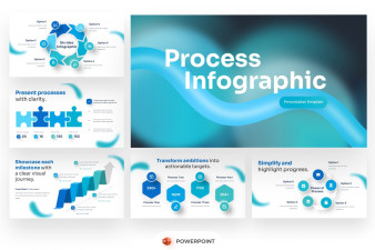 Process Flow Infographic PowerPoint Template